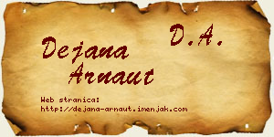 Dejana Arnaut vizit kartica